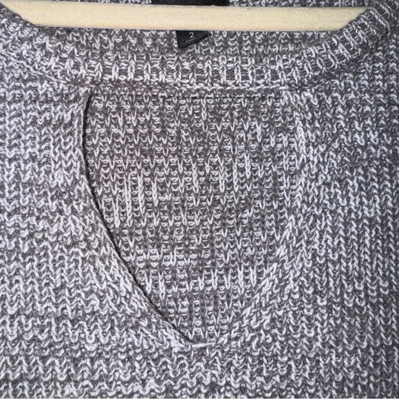 TORRID Marl Keyhole Tunic Top Sweater Grey Gray Size 2 2X - Picture 6 of 14